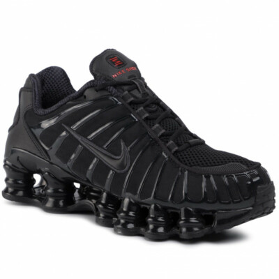 mens nike shox tl black